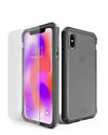 iPhone XS/X Case | Supreme Frost w/ Glass | Black Frost / Gray Dupont Bumper