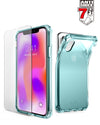 iPhone XS Max Case | Spectrum w/ Glass | Light Blue